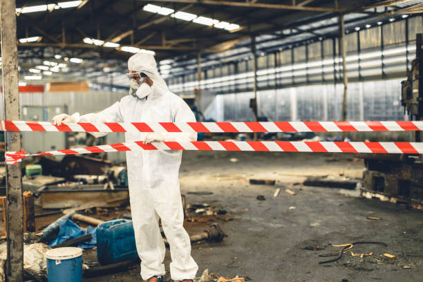 Professional Biohazard technician working in Steilacoom, WA